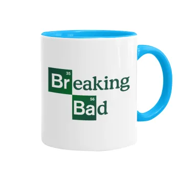 Breaking Bad, Κούπα χρωματιστή γαλάζια, κεραμική, 330ml