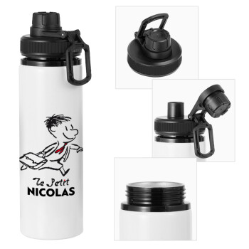 Le Petit Nicolas, Metal water bottle with safety cap, aluminum 850ml