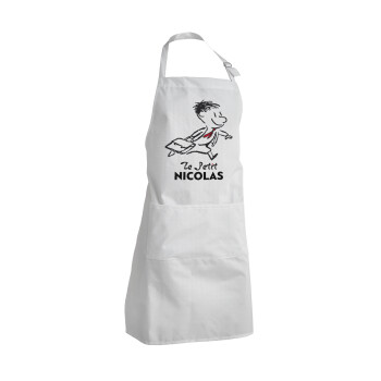 Le Petit Nicolas, Adult Chef Apron (with sliders and 2 pockets)