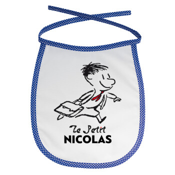 Le Petit Nicolas, Σαλιάρα μωρού αλέκιαστη με κορδόνι Μπλε