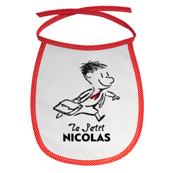 Le Petit Nicolas, Σαλιάρα μωρού αλέκιαστη με κορδόνι Κόκκινη