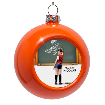 Le Petit Nicolas, Orange Christmas tree ornament bauble 8cm