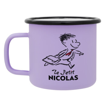 Le Petit Nicolas, Κούπα Μεταλλική εμαγιέ ΜΑΤ Light Pastel Purple 360ml