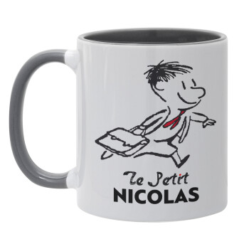 Le Petit Nicolas, Mug colored grey, ceramic, 330ml