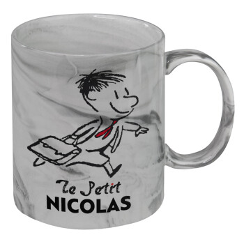 Le Petit Nicolas, Κούπα κεραμική, marble style (μάρμαρο), 330ml