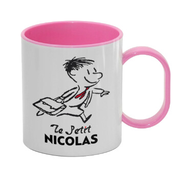 Le Petit Nicolas, Κούπα (πλαστική) (BPA-FREE) Polymer Ροζ για παιδιά, 330ml