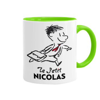 Le Petit Nicolas, Mug colored light green, ceramic, 330ml