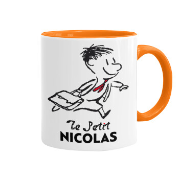 Le Petit Nicolas, Mug colored orange, ceramic, 330ml
