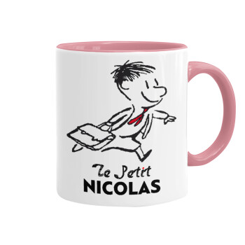 Le Petit Nicolas, Κούπα χρωματιστή ροζ, κεραμική, 330ml
