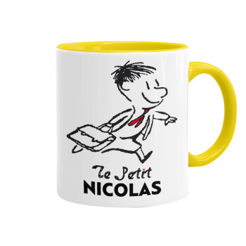 Le Petit Nicolas, Mug colored yellow, ceramic, 330ml