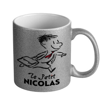 Le Petit Nicolas, Κούπα Ασημένια Glitter που γυαλίζει, κεραμική, 330ml