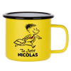 Metallic enamel MATT Yellow cup 360ml