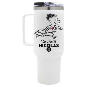 Le Petit Nicolas, Mega Stainless steel Tumbler with lid, double wall 1,2L