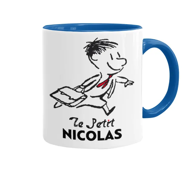 Le Petit Nicolas — Mug colored blue, ceramic, 330ml