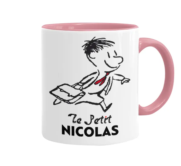 Le Petit Nicolas — Mug colored pink, ceramic, 330ml