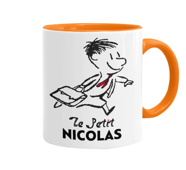 Le Petit Nicolas — Mug colored orange, ceramic, 330ml