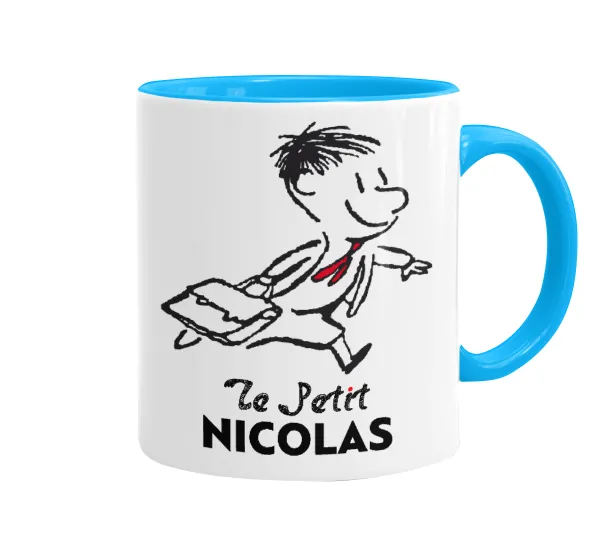 Le Petit Nicolas — Κούπα χρωματιστή γαλάζια, κεραμική, 330ml
