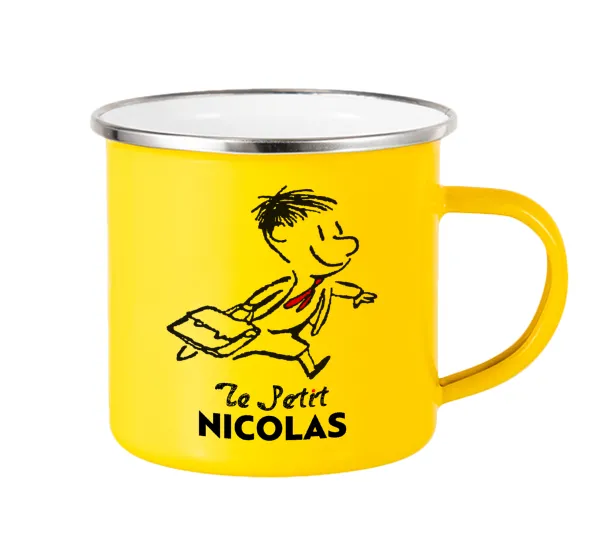 Le Petit Nicolas — Yellow Enamel Metallic Cup 360ml
