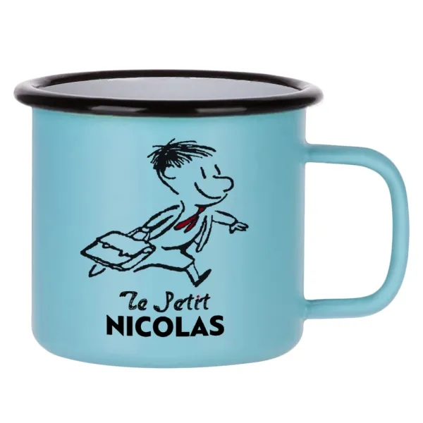 Le Petit Nicolas — Κούπα Μεταλλική εμαγιέ ΜΑΤ σιέλ 360ml