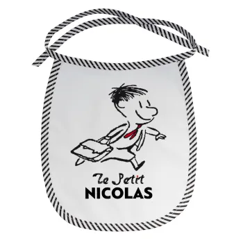 Le Petit Nicolas, Σαλιάρα μωρού αλέκιαστη με κορδόνι Μαύρη