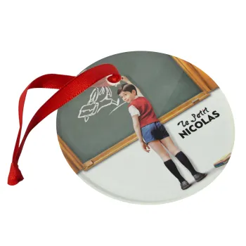 Le Petit Nicolas, Στολίδι Χριστουγεννιάτικο στολίδι γυάλινο 9cm