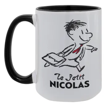 Le Petit Nicolas, Κούπα Mega 15oz, κεραμική Μαύρη, 450ml