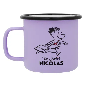Le Petit Nicolas, Κούπα Μεταλλική εμαγιέ ΜΑΤ Light Pastel Purple 360ml
