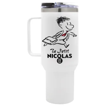 Le Petit Nicolas, Mega Stainless steel Tumbler with lid, double wall 1,2L