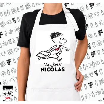 Le Petit Nicolas, Ποδιά μακριά Σεφ ολόσωμη με τσέπες white (ΕΝΗΛΙΚΩΝ)