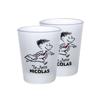 Le Petit Nicolas, Σφηνοπότηρα γυάλινα 45ml του πάγου (2 τεμάχια)