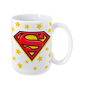 Superman Blue, Κούπα Mega, κεραμική, 450ml