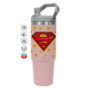 Pink color, 890ml (30oz) stainless Steel Tumbler with Handle