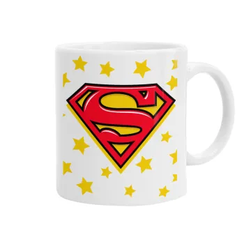 Superman Blue, Ceramic coffee mug, 330ml