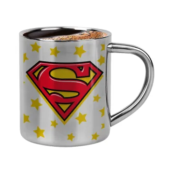 Superman Blue, Κουπάκι μεταλλικό διπλού τοιχώματος για espresso (220ml)