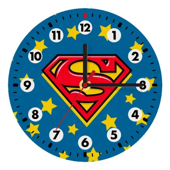 Superman Blue, Ρολόι τοίχου ξύλινο (20cm)