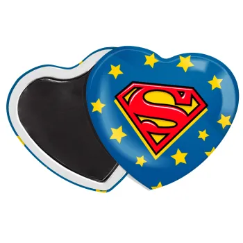Superman Blue, Μαγνητάκι καρδιά (57x52mm)