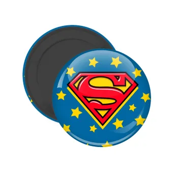 Superman Blue, Μαγνητάκι ψυγείου στρογγυλό διάστασης 5cm
