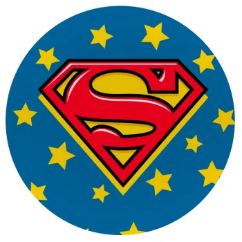Superman Blue, Mousepad Round 20cm