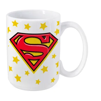 Superman Blue, Κούπα Mega, κεραμική, 450ml