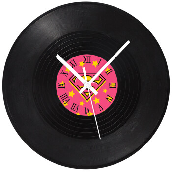 Superman Pink, Ρολόι τοίχου Βινύλιο (30cm)