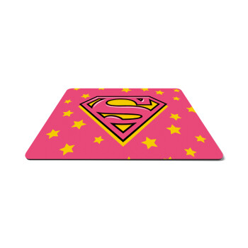Superman Pink, Mousepad rect 27x19cm
