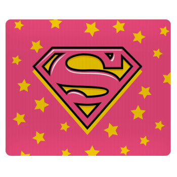 Superman Pink, Mousepad ορθογώνιο 23x19cm