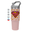 Pink color, 890ml (30oz) stainless Steel Tumbler with Handle