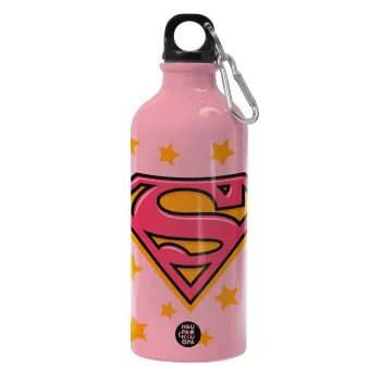Superman Pink, Παγούρι νερού 600ml