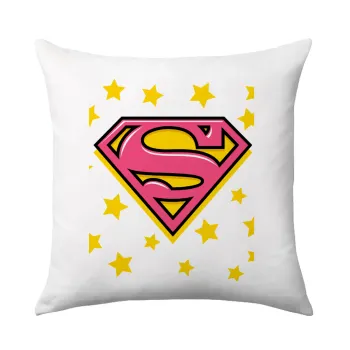 Superman Pink, Sofa cushion 40x40cm includes filling