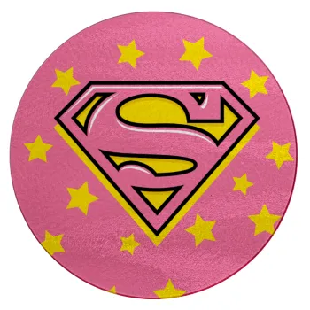 Superman Pink, Επιφάνεια κοπής γυάλινη στρογγυλή (30cm)