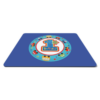 Happy 1st Birthday, Mousepad ορθογώνιο 27x19cm