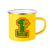 Yellow Enamel Metallic Cup 360ml