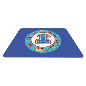 Happy 1st Birthday, Mousepad ορθογώνιο 27x19cm