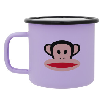 Monkey, Κούπα Μεταλλική εμαγιέ ΜΑΤ Light Pastel Purple 360ml